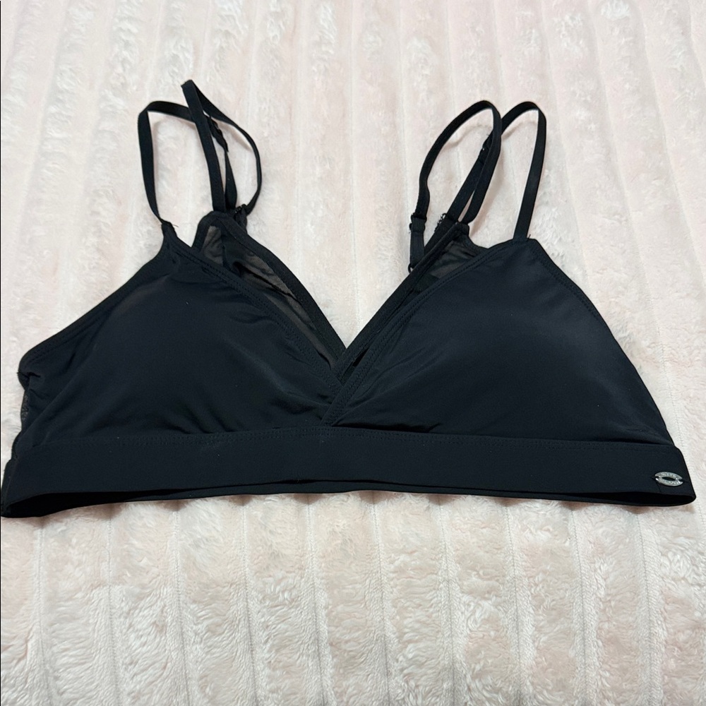 Steve Madden Black Strappy Bralette